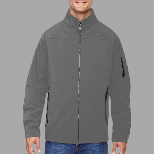 Men's Three-Layer Fleece Bonded Soft Shell Technical Jacket Thumbnail