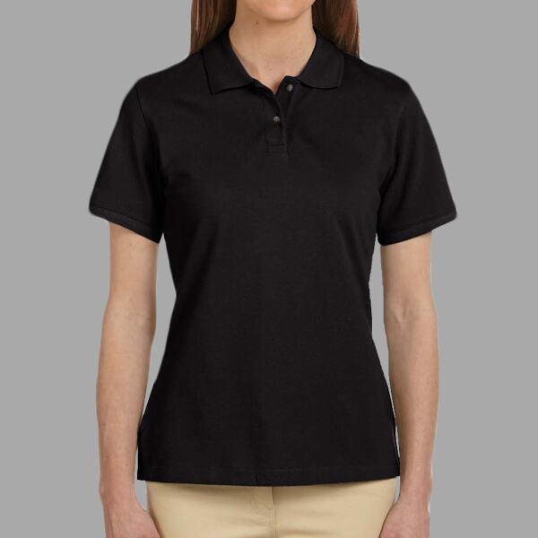 Ladies' 6 oz. Ringspun Cotton Piqué Short-Sleeve Polo Thumbnail
