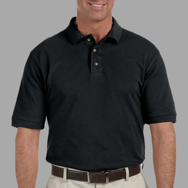 Men's Tall 6 oz. Ringspun Cotton Piqué Short-Sleeve Polo Thumbnail