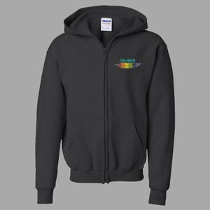 Youth Full-Zip Hooded Sweatshirt Thumbnail